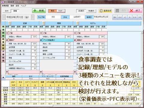 栄養指導には食のすすめpro Lite Soap形式記録 個人 グループ指導対応 栄養指導には食のすすめpro Lite Soap形式記録 個人 グループ指導対応